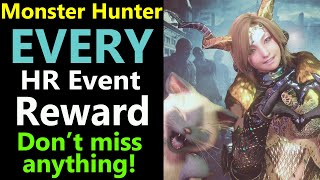 MHW All High Rank Event Quests Rewards UPDATED for Iceborne  Guide [upl. by Madaih]