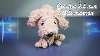 Perro llavero amigurumi crochet tejiendo el perro completo parte 1 [upl. by Ylloh542]