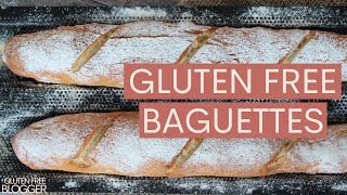 GLUTEN FREE BAGUETTES  Easy gluten free bread recipe [upl. by Acinok]