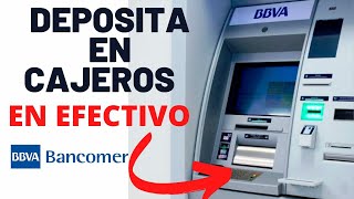 Como depositar efectivo en cajero Bancomer [upl. by Berrie473]