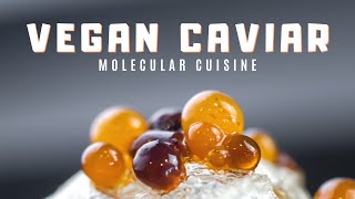 EASY Caviar recipe  molecular cooking [upl. by Aiynat]