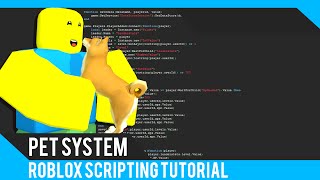 Roblox Pets Tutorial  Roblox Scripting Tutorial [upl. by Teplitz]