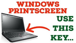 How to Print Screen Screenshot on a Windows Laptop [upl. by Innattirb734]