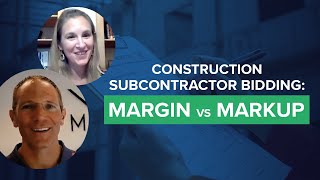 Construction Subcontractor Bidding Margin vs Markup [upl. by Corbie]