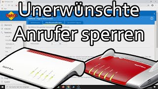 Fritzbox  Telefonbuch für unerwünschte Anrufer anlegen und Nummern sperren [upl. by Drawdesemaj]