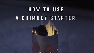 How to light a Charcoal Grill  BBQ using a Chimney Starter [upl. by Mohamed890]