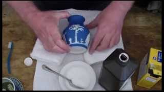 How To Clean Wedgwood Jasper Ware BasReliefs [upl. by Aliemaj]