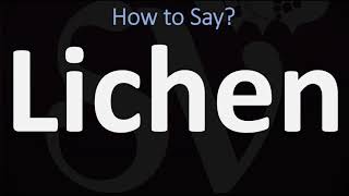 How to Pronounce Lichen 2 CORRECT WAYS [upl. by Libre19]