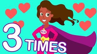 3 Times Table Song  LEARN MATH for Kids Multiplication Song X3 [upl. by Nairehs]