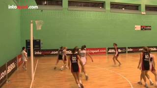 Netball Skills Defending A Shot And Rebounds [upl. by Ber]