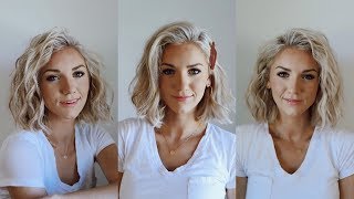 3 Ways to Curl SHORT Hair [upl. by Crisey]