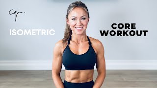 10 Minute Isometric Core Workout  No Equipment [upl. by Hanimay]