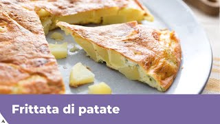 FRITTATA DI PATATE IN PADELLA VELOCISSIMA [upl. by Eerihs42]