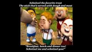 Hoodwinked  The Schnitzel Song with lyrics [upl. by Orimisac]