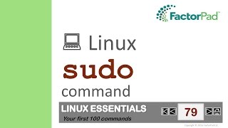 Linux sudo command summary with examples [upl. by Yssenhguahs651]