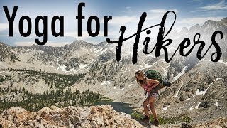 Yoga For Hikers  Post Hike Stretches for Tired Legs [upl. by Haimarej198]