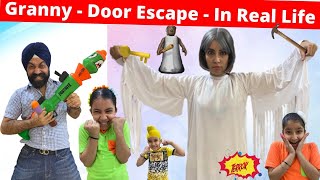 Granny Horror Game  Door Escape  In Real Life  RS 1313 VLOGS  Ramneek Singh 1313 [upl. by Voccola]