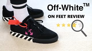 NEW Off White Vulc Low Sneakers Review [upl. by Sewell]