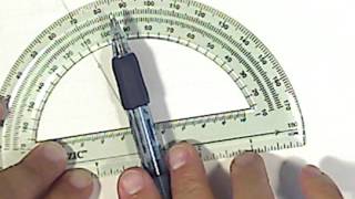 How to use a protractor [upl. by Obed377]