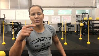 Shayna Baszler calls out her critics Ember Moon after workout [upl. by Nayarb781]