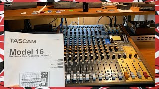 Tascam Model 16 Unboxing  Analog Mixer Multitrack Recorder USB Interface [upl. by Lydia230]