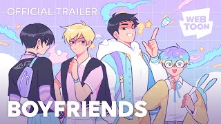 Boyfriends Official Trailer  WEBTOON [upl. by Haididej495]