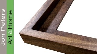 How to Get Perfect Miter Joints  Make a Frame [upl. by Dareece697]