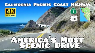 California Pacific Coast Highway  Americas Most Scenic Drive  4K [upl. by Navak]