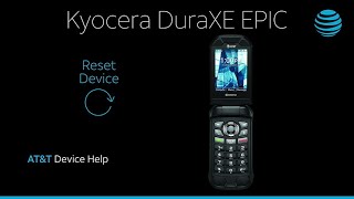 Resetting the Kyocera DuraXE Epic  ATampT Wireless [upl. by Enirual]