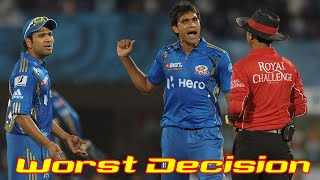 Top 10 Worst Umpire Decisions in Cricket History Ever [upl. by Panaggio796]