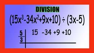 ✅👉 DIVISION SINTETICA de POLINOMIOS [upl. by Suivatnad]