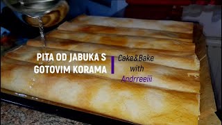 Pita od jabuka s gotovim korama  Apple pie [upl. by Emelina]