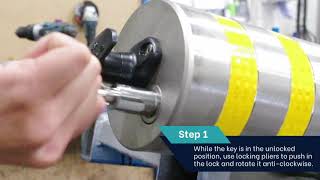 How To Replace A Bollard Lock  ATG Access [upl. by Billy399]