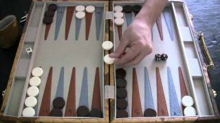 Beginner Backgammon Tutorial  3  Hitting and ReEntering [upl. by Dzoba]