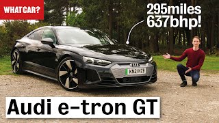 2022 Audi etron GT review – why its better than a Tesla in some ways  What Car [upl. by Orapma]