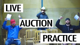 Live Auction Practice  Freestyle Bid Calling [upl. by Campagna]