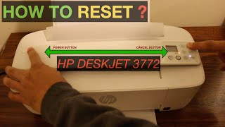 HP DeskJet 3772 Printer Reset WiFi Reset [upl. by Bartholomew171]