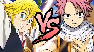 MELIODAS VS NATSU RAP BATTLE  RUSTAGE ft GameboyJones [upl. by Toddy931]