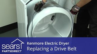 How to Replace a Kenmore Electric Dryer Drive Belt [upl. by Lais]