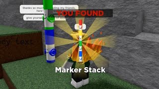 How to get MARKER STACK in FIND THE MARKERS Roblox  Updated 2025 [upl. by Aidroc]