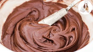 One Minute Chocolate Frosting Recipe [upl. by Mabel]