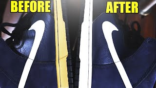 HOW TO UNYELLOW MIDSOLES TUTORIAL EASY [upl. by Okiek]