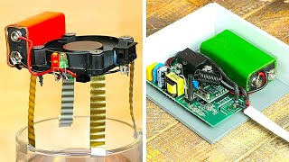 17 DIY ELECTRONIC inventions YOU can create for home [upl. by Euqinommod]