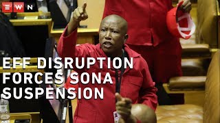 Pravin must go EFF disruption forces Sona suspension [upl. by Acus]