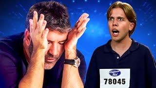 Top 10 Most CRINGEWORTHY Singers That Left Simon Cowell Speechless [upl. by Carlisle884]