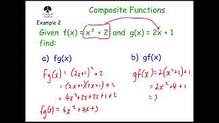 Composite Functions  Corbettmaths [upl. by Atews]