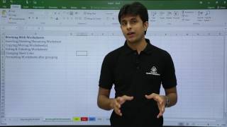 MS Excel  Working with Worksheets [upl. by Stace]