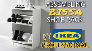 IKEA Bissa Shoe Cabinet Assembly  By Store Professional [upl. by Barfuss329]