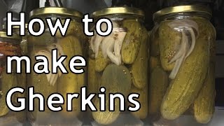 How to make traditional German Gherkins  Essiggurken [upl. by Asenad]