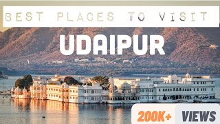 Places to Visit in Udaipur  2 Days Itinerary  Tickets Timing And More [upl. by Sum245]